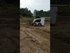 Minipala gommata da 100 HP con potenza maggiore e controllo tramite joystick/cabina di lusso/aria condizionata